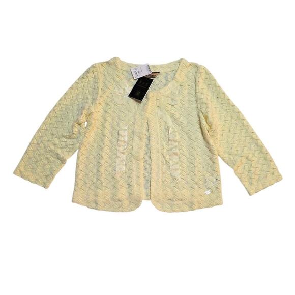 New Kinloch Anderson Girl's Sweater Crop Cardigan Size 1A Pics For Measurement - Picture 1 of 7